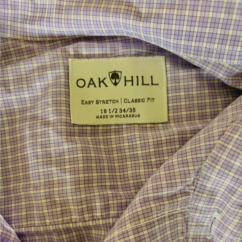 Purple Checkered Button Down Shirt - image 2